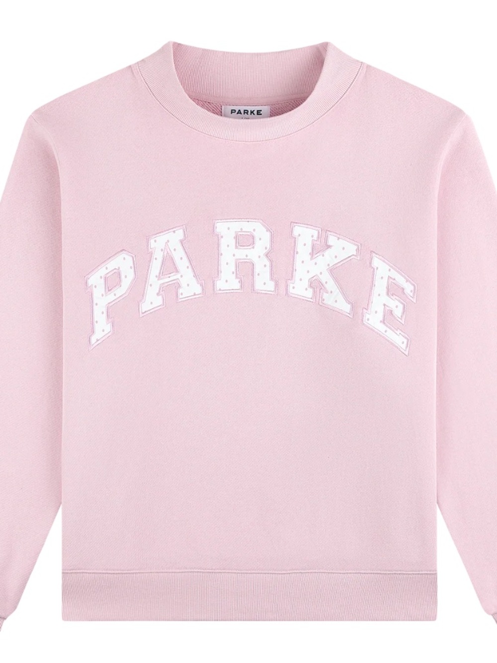 Parke Women's Light Pink Logo Crewneck Sweatshirt